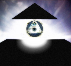 The all-seeing eye in the pyramid - Original artwork by Lorem Ipsum